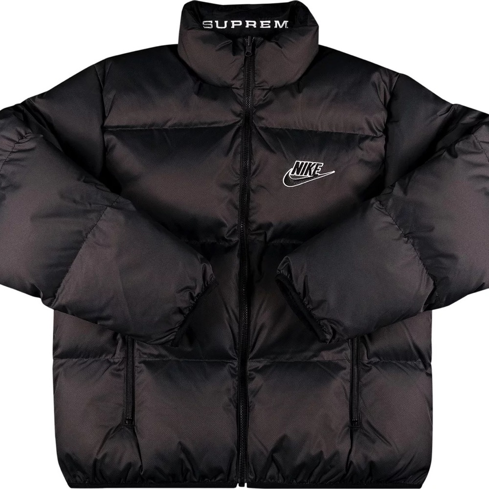Supreme x Nike RARE Reversible Puffy Jacket Black Size L